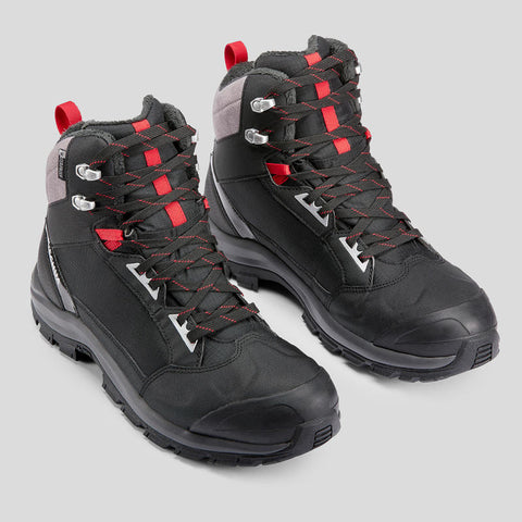 Men's snow hiking boots SH520 x-warm mid - Black